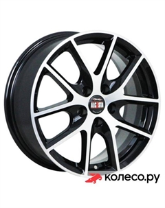 Литой диск M59 6.5x16/5*114.3 D66.1 ET45 BKF Alcasta