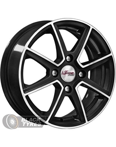 Литой диск Майами лайт 5.5x14/4x100 D67.1 ET35, Черные Ifree