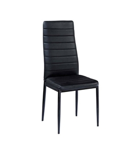 Стул COMFY 420х400х960мм искусственная кожа/металл черный Нет марки