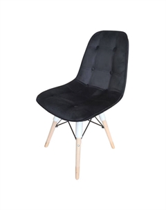 Стул NORDIC-3 440х390х830мм ткань/металл/дерево черный Нет марки