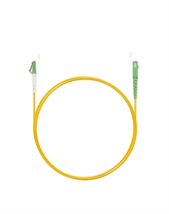 Патч-корд оптический FOP(s)-9-LC/APC-SC/APC-5m, LC/APC-SC/APC, одномодовый, 9/125, OS2, одинарный, 5 м, LSZH, желтый (FOP(s)-9-LC/APC-SC/APC-5m) Cabeus