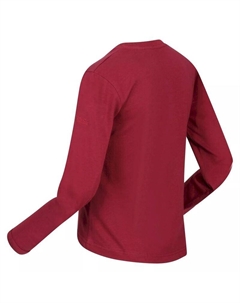 Футболка с длинными рукавами Wenbie III Stars для мальчиков и девочек Dark Pepper, цвет rojo Regatta