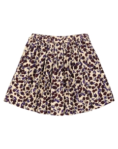 Вельветовая юбка с принтом suzon, мультиколор Bonpoint