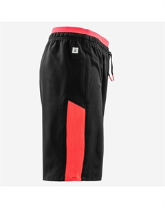 Детские футбольные шорты - Viralto Axton черный/розовый, цвет rosa Kipsta