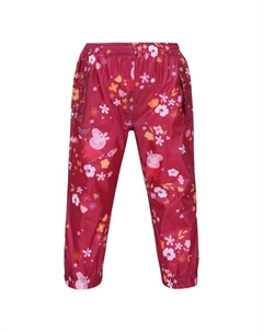 Водонепроницаемые брюки с цветочным принтом «Свинка Пеппа» для мальчиков и девочек, ягодно-розовые,, цвет rosa Regatta