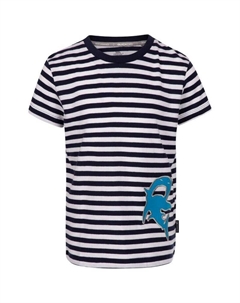 Футболка Boundless Shark для мальчиков и девочек, темно-синяя, цвет azul Trespass
