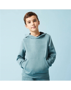 Детская толстовка из хлопка - зеленый хаки, цвет gruen Domyos