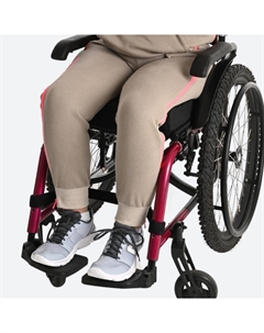 Детские брюки-джоггеры на удобной молнии бежевого цвета, цвет beige Decathlon