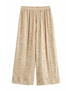 Брюки CO-ORD WIDE LEG, золотой Next