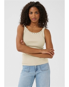 Топ KACARNA EYELETS, песочный Kaffe