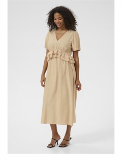 Повседневное платье KAJASMIN, бежевый Kaffe