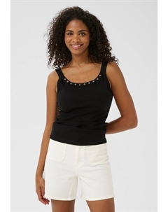 Топ KACARNA EYELETS, цвет Black Deep Kaffe