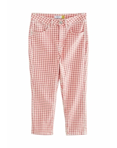 Джинсы прямого кроя CROPPED, красный Next