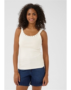Топ KACARNA EYELETS, кремовый Kaffe