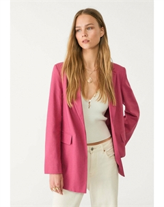 Блейзер REGULAR, розовый Stradivarius