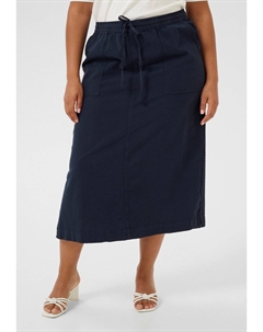 Юбка А-силуэта KCLIAH, темно-синий Kaffe curve