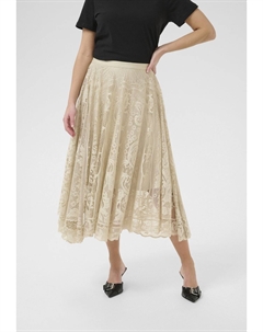 Юбка А-силуэта Pleated skirt, бежевый Kaffe