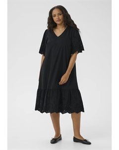 Повседневное платье MIDI, цвет Black Deep Kaffe curve