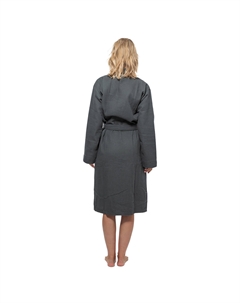 Хлопковый женский халат - фиолетовый, фиолетовый Watko