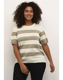 Футболка с принтом KCLIZZY, цвет Chinchilla M Turtle Boldstripe Kaffe curve