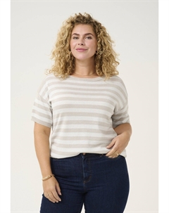 Футболка с принтом KCREGITTA, бежевый Kaffe curve