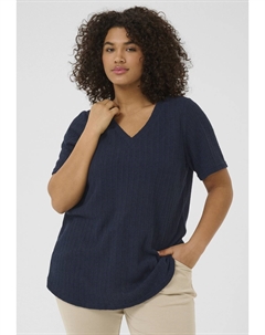 Футболка с принтом, темно-синий Kaffe curve