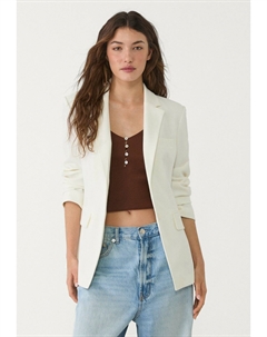 Блейзер, бежевый Stradivarius