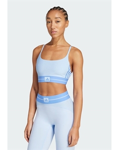 Спортивный бюстгальтер с легкой поддержкой Performance, синий Adidas