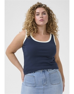 Топ KCCARINA CONTRAST, темно-синий Kaffe curve