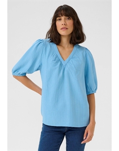 Блуза KAPAULINA V-NECK, синий Kaffe