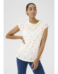 Футболка с принтом KACLAUDI, белый Kaffe