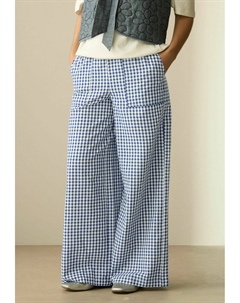 Брюки PULL ON GINGHAM, синий Next