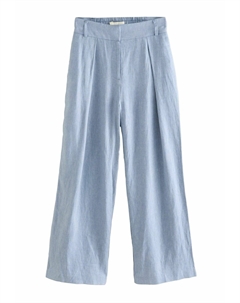 Брюки ELASTIC BACK WIDE, синий Next