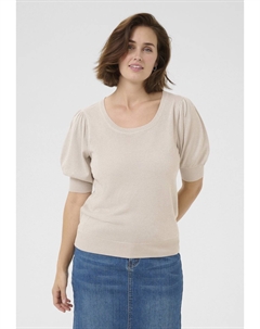 Базовая футболка KAREGINA, песочный Kaffe