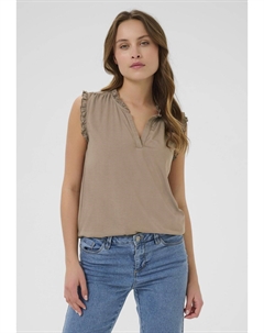 Футболка с принтом KAHANNAH, коричневый Kaffe