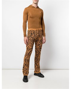 Lazoschmidl спортивные брюки archie с тигровым принтом m оранжевый Lazoschmidl