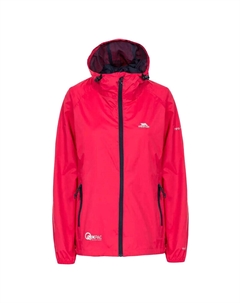 Водонепроницаемая складная женская куртка Qikpac с мягким корпусом малинового цвета, цвет rosa Trespass
