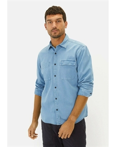 Рубашка HEMD AUS REINER BAUMWOLLE, цвет Smoke Blue Camel active