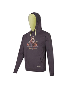 Мужская толстовка Montana Серая/Зеленая Trangoworld