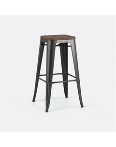 Стул барный из дерева и металла золотистый So'home