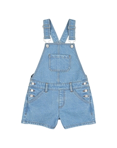 Короткий джинсовый комбинезон синий La redoute collections