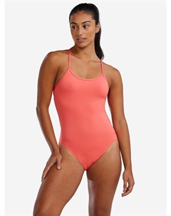 Купальник слитный Crosscut Tieback Durafast Elite - Solid, Розовый Tyr