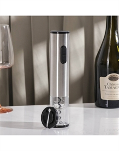 Штопор электрический soha, 22×4.8 см, серебристый Magistro