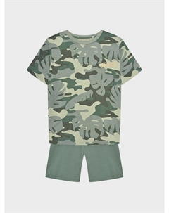 Пижама футболка с принтом "милитари"+шорты Sanetta