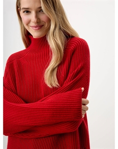 Свитер с разрезами из смесовой шерсти Sela