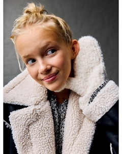 Варежки с содержанием шерсти для девочек Sela