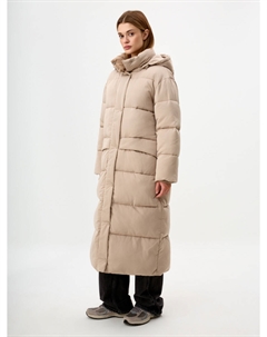 Стеганое длинное пальто Sela