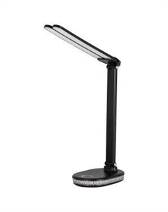 Лампа настольная Ultraflash UF-807 C02, 10 Вт, диммер, RGB подсветка, черный Litarc li1