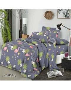 Комплект постельного белья Bonna Notte, 2-сп, креп, полиэстер 80г/м2, диз. 3445 Партнергру