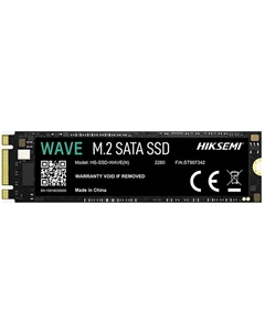 Накопитель SSD M.2 2280 HS-SSD-WAVE(N) 512G 512GB, 560/500MB/s, 3D NAND, 140TBW Hikvision